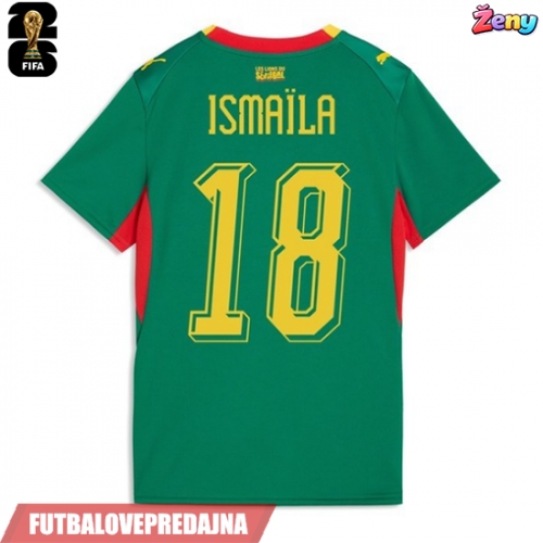 Lacne Ženy Futbalové dres Senegal Ismaila Sarr #18 MS 2026 Krátky Rukáv - Preč